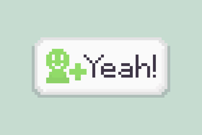 Yeah! button from the Wiiu Miiverse