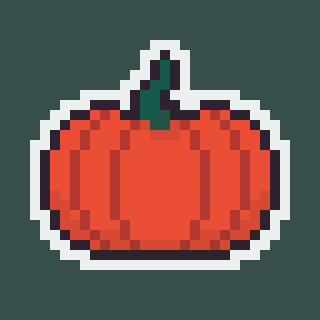 pumpkin sticker